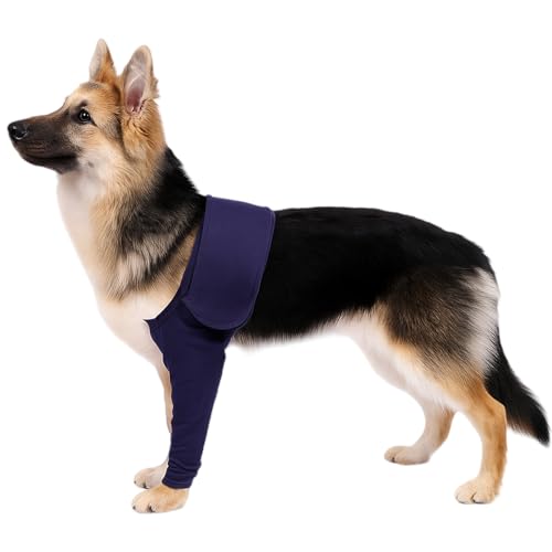 MUNSKT Ärmel für Hundebeine für Nach der Operation Links Vorderbein Ärmel für Hunde Schützen für ellenbogen Bandage Hund Hunde-Chirurgie-Erholungsmanschette für Hot Spots Wunden Bandagen MUNSKT Ärmel für Hundebeine für Nach der Operation Links Vorderbein Ärmel für Hunde Schützen für ellenbogen Bandage Hund Hunde-Chirurgie-Erholungsmanschette für Hot Spots Wunden Bandagen von MUNSKT