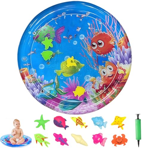MUNSKT Spielmatte für Katzen, sensorische Wassermatte, dick, hochwertig, Cat Water Upstream Lotus, sensorisches Wasserspiel, interaktives Spielzeug MUNSKT Spielmatte für Katzen, sensorische Wassermatte, dick, hochwertig, Cat Water Upstream Lotus, sensorisches Wasserspiel, interaktives Spielzeug von MUNSKT