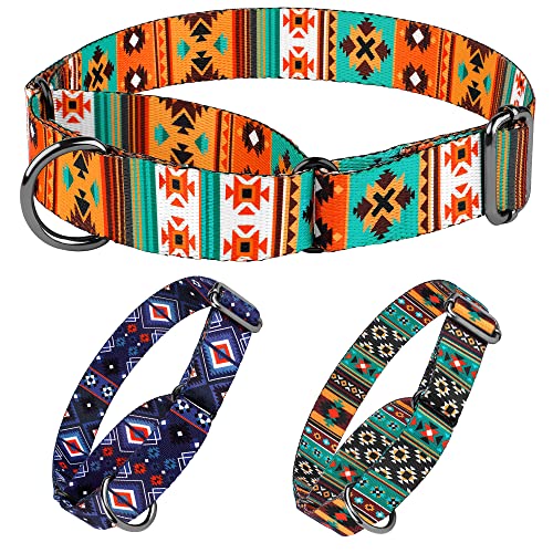 Murom Martingale Hundehalsband, verstellbar, Tribal-Muster, Aztekenmuster, Nylon, für kleine, mittelgroße und große Hunde (Südwest, 48,3–61 cm) von MUROM