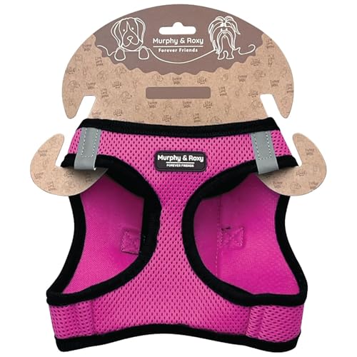 Murphy & Roxy No-Pull Hundegeschirr – verstellbares Westengeschirr mit reflektierendem Rand für kleine bis mittelgroße Hunderassen – strapazierfähig und bequem zum Spazierengehen, Training für von MURPHY & ROXY FOREVER FRIENDS