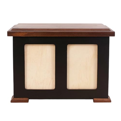 Haustierurne für dauerhafte Liebe und Dekoration, elegante Holzkiste, Urnen für Asche von MURYE