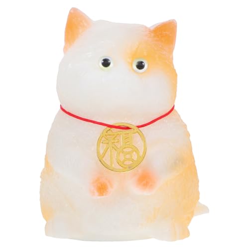 MUSISALY Katzenspielzeug Squeeze Ball Badespielzeug Für Junge Mädchen Sensorische Simulation Spielzeug Modell Katze Realistisch Design von MUSISALY