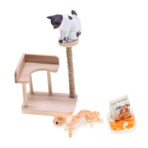 MUSISALY Mini Katzenkratzbaum Modell Aus Holz Dekorative Miniaturmöbel Für Puppenhaus Zubehör Für Katzenliebhaber Und DIY Projekte Hochwertige Handwerkskunst Und Langlebige Materialien MUSISALY Mini Katzenkratzbaum Modell Aus Holz Dekorative Miniaturmöbel Für Puppenhaus Zubehör Für Katzenliebhaber Und DIY Projekte Hochwertige Handwerkskunst Und Langlebige Materialien von MUSISALY