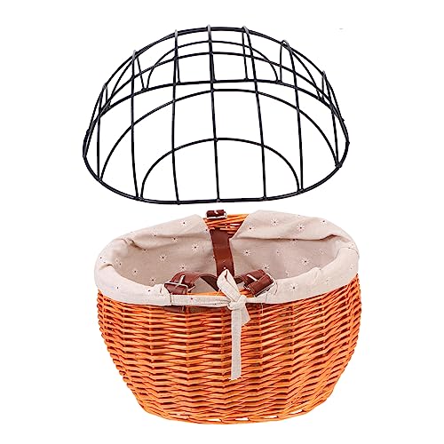 MUSISALY Praktischer Fahrradkorb Für Haustiere Abnehmbarer Wicker Hundekorb Für Lenker Für Katzen Und Kleine Tiere Vielseitig Einsetzbar MUSISALY Praktischer Fahrradkorb Für Haustiere Abnehmbarer Wicker Hundekorb Für Lenker Für Katzen Und Kleine Tiere Vielseitig Einsetzbar von MUSISALY