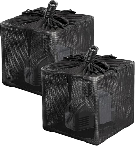MUSLONG Teichfilterbox Filterbeutel Mesh Filter Taschen Netzbeutel Pumpen-Barriere Tasche Schwarz Aquarium Mesh Filter Weiß Netzfilterbeutel Pumpe Netzbeutel für Aquarium, Garten, Teich (10 Zoll x2) MUSLONG Teichfilterbox Filterbeutel Mesh Filter Taschen Netzbeutel Pumpen-Barriere Tasche Schwarz Aquarium Mesh Filter Weiß Netzfilterbeutel Pumpe Netzbeutel für Aquarium, Garten, Teich (10 Zoll x2) von MUSLONG