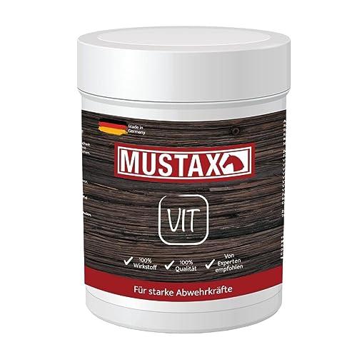 MUSTAX Vitamin – für Starke Abwehrkräfte. Mit wichtigen Vitaminen in optimaler Dosierung, Vitamin A, D3, E, C, B1, B2, B6, B12. Beugt Vitaminmangel wirksam vor, mit Tierernährungsexperten entwickelt von MUSTAX