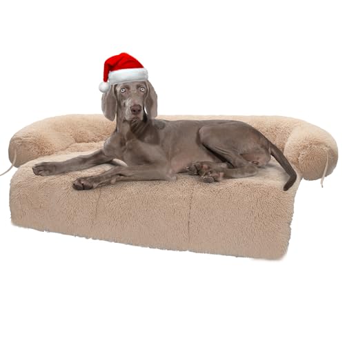 MUTTROS Modulares Hundebett, flauschige Hundebetten für große Hunde, beruhigendes Hundesofa für ängstliche Hunde, Hundematte für Möbelschutz, Hundesofa, 100 % maschinenwaschbar, Größe XL 114,3 cm, MUTTROS Modulares Hundebett, flauschige Hundebetten für große Hunde, beruhigendes Hundesofa für ängstliche Hunde, Hundematte für Möbelschutz, Hundesofa, 100 % maschinenwaschbar, Größe XL 114,3 cm, von MUTTROS