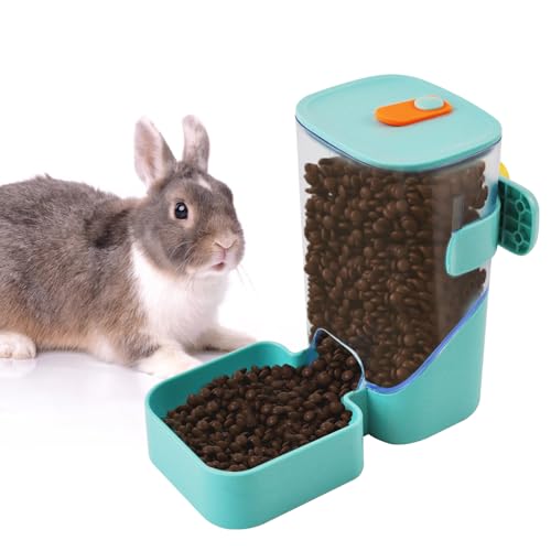 MUYG Automatischer Futterspender für Kaninchen, 1000 ml, zum Aufhängen, für Meerschweinchen, Meerschweinchen, automatischer Schwerkraft-Futterspender für Kaninchen, Chinchilla, Frettchen, MUYG Automatischer Futterspender für Kaninchen, 1000 ml, zum Aufhängen, für Meerschweinchen, Meerschweinchen, automatischer Schwerkraft-Futterspender für Kaninchen, Chinchilla, Frettchen, von MUYG