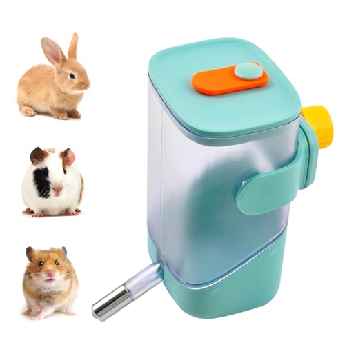 MUYG Wasserflasche für Kaninchen, kein Tropfen, auslaufsichere Wasserflasche für Kleintiere, 652 ml, zum Aufhängen, Wasserspender für Kaninchen, Meerschweinchen, Chinchilla, Frettchen, Eichhörnchen, MUYG Wasserflasche für Kaninchen, kein Tropfen, auslaufsichere Wasserflasche für Kleintiere, 652 ml, zum Aufhängen, Wasserspender für Kaninchen, Meerschweinchen, Chinchilla, Frettchen, Eichhörnchen, von MUYG