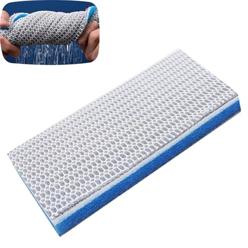 MUYYIKA 8D Filterwatte Aquarium Filterschaum für Aquarienfilter, Aquarium Filtermaterial Biochemischer Watte Wabenstruktur Leicht Zu Reinigen, Für Gesundes Aquariumwasser (30cmx40cm) von MUYYIKA