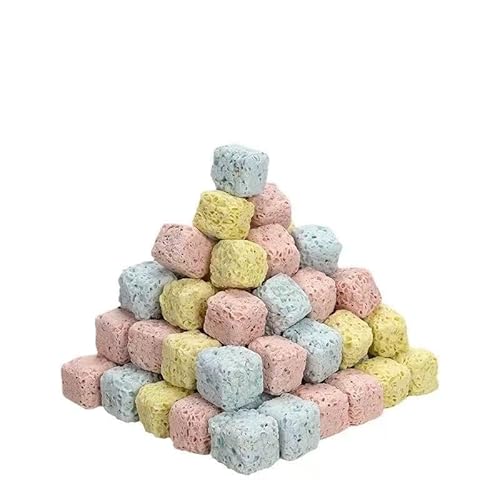 MUYYIKA Aquarium-Filtermedien Zubehör für Aquariumfilter Keramikringe Biologische Filtermedium Keramikringe Biokugeln Poröser Filte Biochemischer Ball (Farbiges Quadrat-Pro, 400g) von MUYYIKA