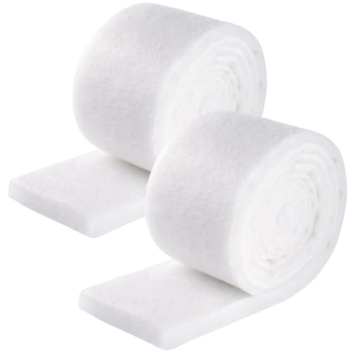 MUYYIKA Aquarium Filterschwamm 1M Aquarium Filtermatte Aquarium Befestigungs-Filterpads Verdickt Biochemischen Filtermedien Filtrationsschaum für Aquarium Aquarium Teich Breite12cm(2pcs) von MUYYIKA