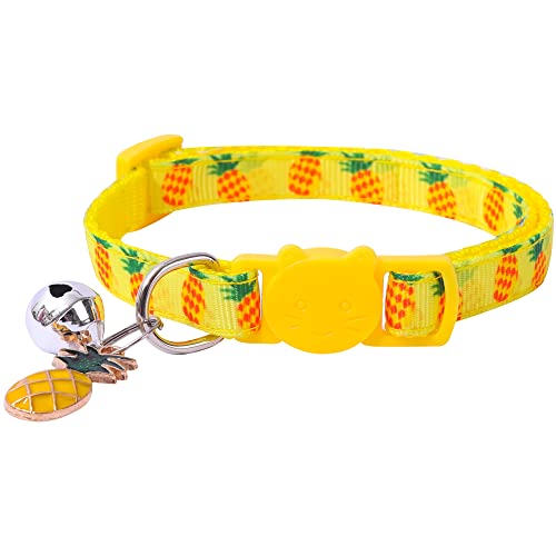Breakaway-Katzenhalsband mit Glöckchen, Kätzchen-Halskette für Kätzchen, Welpen, Hunde, glitzernde Strasssteine, für kleine Haustiere, Mädchen und Jungen (1 Stück) (Farbe B) von MUZIEBA