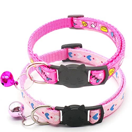 Katzenhalsband, mit Glöckchen, für Mädchen, Jungen, weiblich, männlich, Katzen, weiches Nylon Katzenhalsband, mit Glöckchen, für Mädchen, Jungen, weiblich, männlich, Katzen, weiches Nylon von MUZIEBA