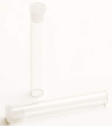 MV-Versand 100 Stück Flachbodengläser klar | Globuligläser | Globuliröhrchen erhältlich in Klarglas oder UV-Schutz Braunglas | Reagenzglas stehend mit Lamellenstopfen - ca. 1,5g, 52,5 x Ø8mm von MV-Versand
