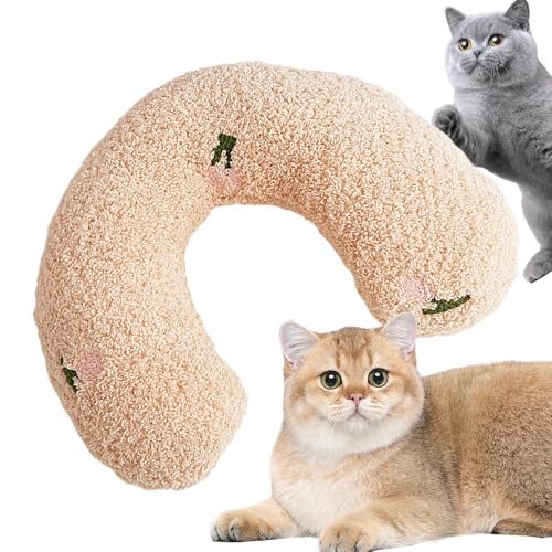 MWZBTG 2Stück U-förmiges Haustier-Nackenkissen, Kissen Für Katzen, Beruhigendes Kissen Für Hunde, Half Donut Cuddler Hundekissen, Nackenkissen Für Hunde, Haustierkissen Katzenkissen Plüsch, 23x19cm MWZBTG 2Stück U-förmiges Haustier-Nackenkissen, Kissen Für Katzen, Beruhigendes Kissen Für Hunde, Half Donut Cuddler Hundekissen, Nackenkissen Für Hunde, Haustierkissen Katzenkissen Plüsch, 23x19cm von MWZBTG
