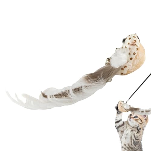 MWZBTG 5Stück Katzenspielzeug Feder Ersatz, Interaktive Katze Federspielzeug, Katzenangel Ersatzfedern Mit Anhänger Feder, Federn Katzen Spielzeug, Katzen Zauberstab Nachfüllungen Mit Glöckchen MWZBTG 5Stück Katzenspielzeug Feder Ersatz, Interaktive Katze Federspielzeug, Katzenangel Ersatzfedern Mit Anhänger Feder, Federn Katzen Spielzeug, Katzen Zauberstab Nachfüllungen Mit Glöckchen von MWZBTG