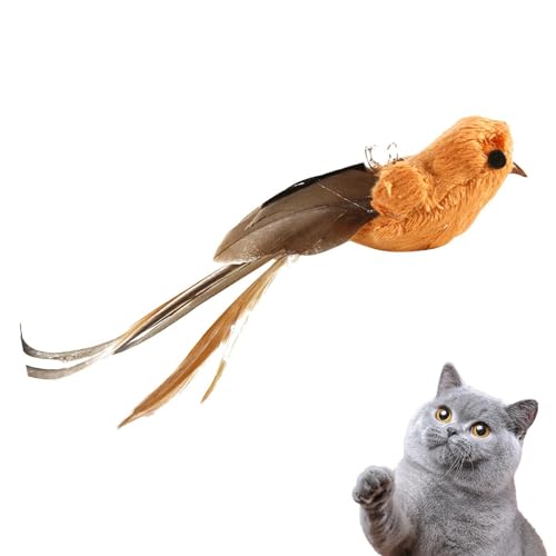 MWZBTG 5Stück Katzenspielzeug Feder Ersatz, Interaktive Katze Federspielzeug, Katzenangel Ersatzfedern Mit Anhänger Feder, Federn Katzen Spielzeug, Katzen Zauberstab Nachfüllungen Mit Glöckchen MWZBTG 5Stück Katzenspielzeug Feder Ersatz, Interaktive Katze Federspielzeug, Katzenangel Ersatzfedern Mit Anhänger Feder, Federn Katzen Spielzeug, Katzen Zauberstab Nachfüllungen Mit Glöckchen von MWZBTG
