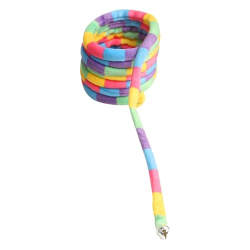 MWZBTG Cat Spiral Spring Toy, Katzen Springspielzeug mit Bell - Elastic Plüsch Interactive Cat Spring Tube Toy,Elastisches bequemes farbiges beißendes interaktives Spiel MWZBTG Cat Spiral Spring Toy, Katzen Springspielzeug mit Bell - Elastic Plüsch Interactive Cat Spring Tube Toy,Elastisches bequemes farbiges beißendes interaktives Spiel von MWZBTG