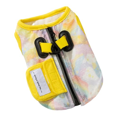 MWZBTG Hundekühlweste - Kühlweste Für Hunde | Leichte Ärmellose Haustierjacke Mit UV-Schutz Und Geschirrring von MWZBTG