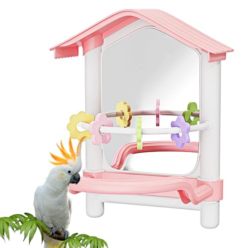 MWZBTG Vogelkäfig Spielzeuge,rutschfeste Vogel Sitzstange | Haustierbedarf Für Knabberspielzeug Drinnen Und Draußen Garten Terrasse Balkon Fensterbereich von MWZBTG