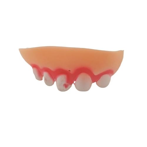 MXGRAPHIC Falsche Zähne for Hunde, lustige Zahnprothesen, Dekorationszubehör for Haustiere, Halloween, Cosplay, Vampirspielzeug, knifflige, lustige Zahnprothesen(I) von MXGRAPHIC