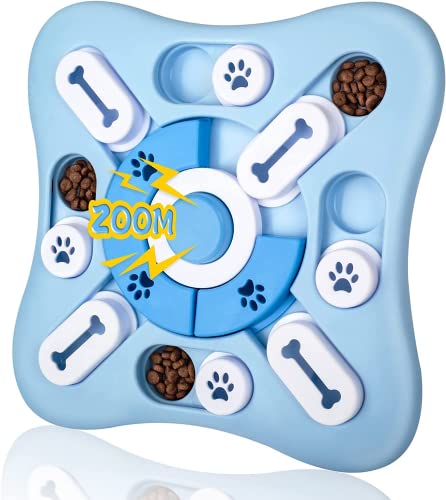 MXGRAPHIC Hunde-Puzzle-Spielzeug for IQ-Training und geistige Bereicherung, interaktives Hundespielzeug for große, mittelgroße und kleine Hunde(Blue-Blue) von MXGRAPHIC