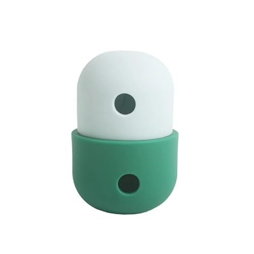 MXGRAPHIC Hundespielzeug, Auslaufender Ball, Lustiger Interaktiver Futternapf for Haustiere, Puzzle-Spielzeug, Zahnreinigungsspielzeug for Haustiere, Kauspielzeug, Heimtierbedarf(White Green) von MXGRAPHIC