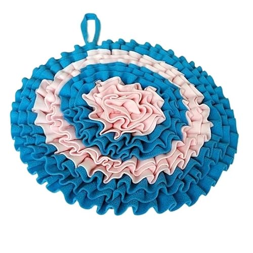 MXGRAPHIC Schnüffelmatte for Hunde, Reduziert Langeweile Und Angst, Langsames Fressen Und Geruchstraining, Stimulierendes Hundespielzeug, Kleines Hundebett(LANFENLANFEN) von MXGRAPHIC