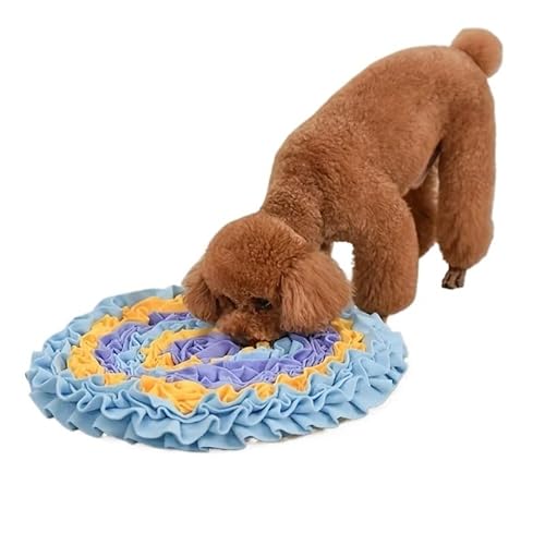 MXGRAPHIC Schnüffelmatte for Hunde, Reduziert Langeweile Und Angst, Langsames Fressen Und Geruchstraining, Stimulierendes Hundespielzeug, Kleines Hundebett(LANHANGZI) von MXGRAPHIC