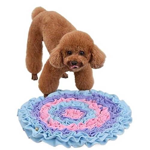 MXGRAPHIC Schnüffelmatte for Hunde, Reduziert Langeweile Und Angst, Langsames Fressen Und Geruchstraining, Stimulierendes Hundespielzeug, Kleines Hundebett(LANZIFEN) von MXGRAPHIC