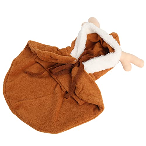 Weihnachten Elch HundekostüM Hund Rentier Cosplay Mantel Verhindert Sonnenbrand Bequemes Weihnachten FüR Kleine Hunde FüR Halloween (XL) von MXGZ