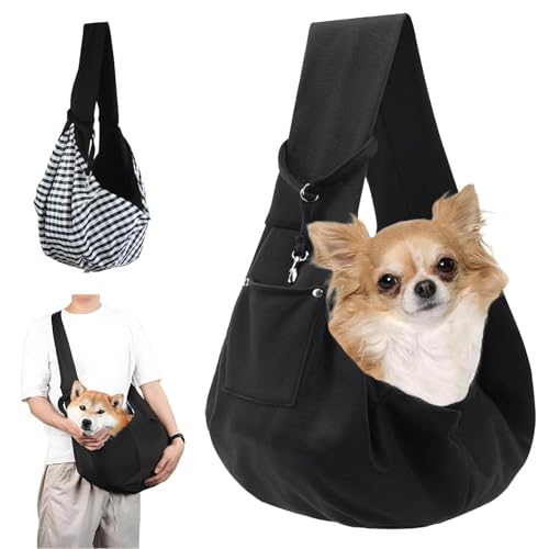Hundetragetasche, Hundetragetasche Bis 7.5kg Tragetasche Hund Hundetragetasche Verstellbar Gelten Für Haustiere Bis Leichtes Design Für Outdoor Aktivitäten Spaziergänge Fahrradtouren von MXYZQDE