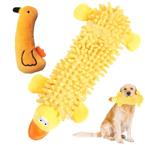 MXYZQDE 2 PCS Anti Stress Ente Hund, hundespielzeug langlebig und bissfest Kuscheltier für Hunde ideal zur Stressbewältigung für Ihre Fellnase und Spielzeug für Hundewelpen und ältere Hunde MXYZQDE 2 PCS Anti Stress Ente Hund, hundespielzeug langlebig und bissfest Kuscheltier für Hunde ideal zur Stressbewältigung für Ihre Fellnase und Spielzeug für Hundewelpen und ältere Hunde von MXYZQDE