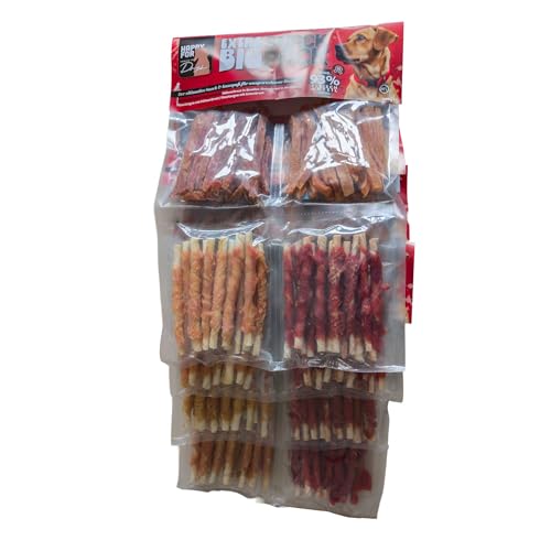 Happy for Dogs EXTRA Big Snack Pack Mind. 93% Fleisch 2,4kg (4x600g) von MY HAPPY PETS