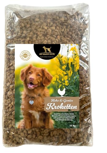MY HAPPY PETS Hundefutter Adult 65% Huhnkroketten & 10% Gemüsekroketten 2 x 10 kg MY HAPPY PETS Hundefutter Adult 65% Huhnkroketten & 10% Gemüsekroketten 2 x 10 kg von MY HAPPY PETS