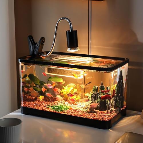 Aquarium Komplettset Mit LED Beleuchtung,Rechteckiges Aquarium,Fischtank Aquarium Mit Pumpe Für Büro, Wohnen Aquarium Komplettset Mit LED Beleuchtung,Rechteckiges Aquarium,Fischtank Aquarium Mit Pumpe Für Büro, Wohnen von MYBSXKEOZ