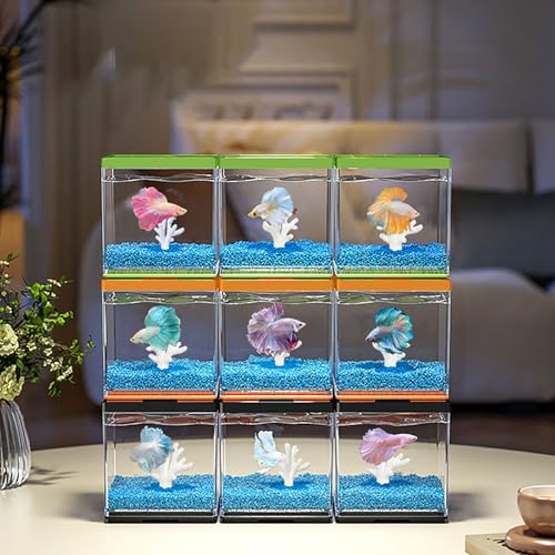 Aquarium Zuchttanks,Acrylic Fischzuchtkasten, Garnelen Aufzuchtbecken Für Babyfische, Garnelen(B) von MYBSXKEOZ
