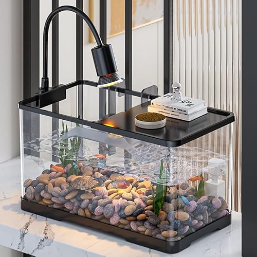 Reptilien Terrarium Tank, Reptile Growth Reptilien-PC-Terrarien-Set, Acryl Transparente Reptilien Futterbox Reptilienbecken Reptilien Aufzuchtbox(Small) von MYBSXKEOZ
