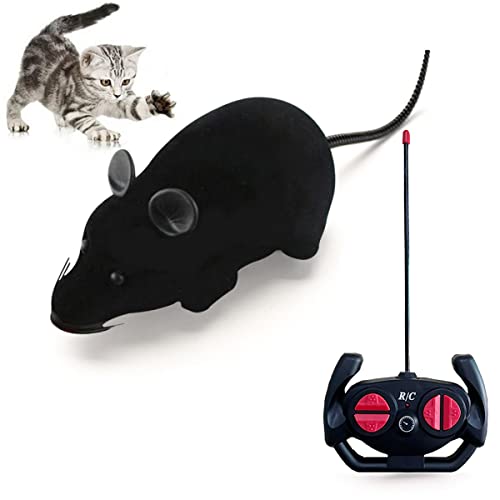 MYCreator Fernbedienung Gefälschte Ratte Realistische Maus Katzenspielzeug Mäuse RC Spielzeug Katze Mäuse Tier Interaktive Spielzeug Figuren Katze Laufrad Kabellose Jagd Streich Witz Gruselige Trick MYCreator Fernbedienung Gefälschte Ratte Realistische Maus Katzenspielzeug Mäuse RC Spielzeug Katze Mäuse Tier Interaktive Spielzeug Figuren Katze Laufrad Kabellose Jagd Streich Witz Gruselige Trick von MYCreatoy