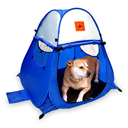 MYDEAL PRODUCTS Pop-Up-Hundezelt für den Außenbereich, Camping, großer UV-Schutz, Sonnenschutz für Schatten und Wetterschutz – perfekt für Hof, Strand und Outdoor! von MYDEAL PRODUCTS