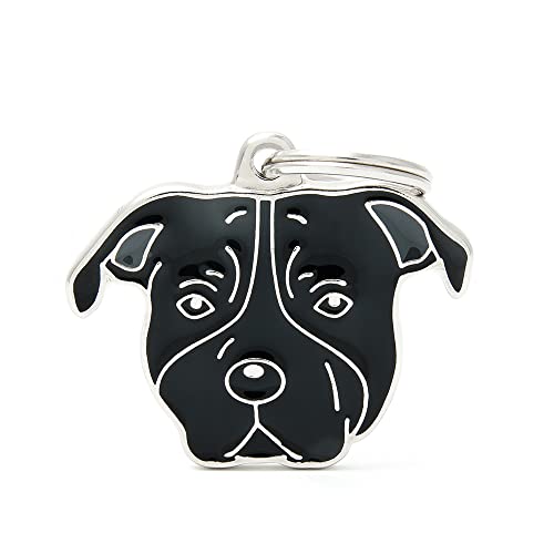 MYFAMILY Plakette American Staffordshire Terrier Platte Hund kostenlosen Gravur MYFAMILY Plakette American Staffordshire Terrier Platte Hund kostenlosen Gravur von My Family