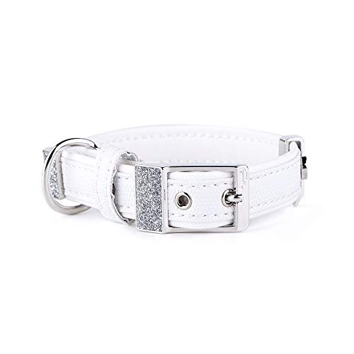 MyFamily Hundekragen in Italienisch verstellbar wie in Italien, Metall -Oberflächen in weißen Bronze, bequem und resistent, handgefertigt, Saint Tropez Collection MyFamily Hundekragen in Italienisch verstellbar wie in Italien, Metall -Oberflächen in weißen Bronze, bequem und resistent, handgefertigt, Saint Tropez Collection von My Family