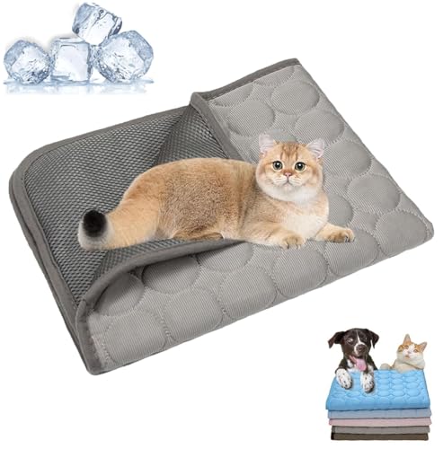 MYIHUIHUI Kittra Kühlmatte for Katzen, 3-Schicht-System, sofortige Kühlung. Schützen Sie Ihre Katze mit Kittra vor der Gefahr Stiller Hitze.(1pcs-c,Xs) von MYIHUIHUI