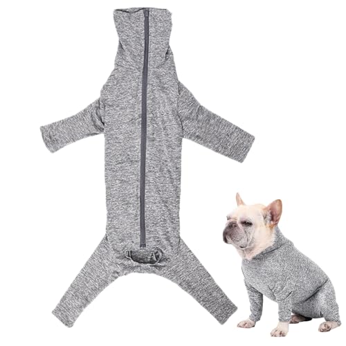 Genesungsanzug für Hunde | Genesungsanzug Hundebody – Hundeoverall Haarausfallabdeckung, Winterpullover 4 Beine, dehnbares Kostüm von MYJIO