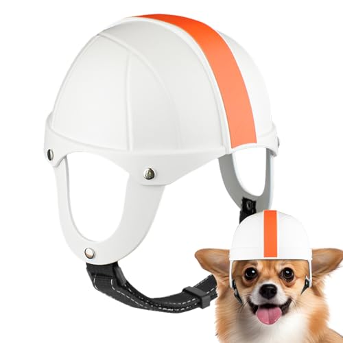 Harter Hut für Hunde, Haustier-Schutzhelm für Hunde, Motorradfahren, Sicherheits-Hut | Fahrrad-Outdoor-Schutzhut, verstellbar und stilvoll, für Katzen und Hunde von MYJIO
