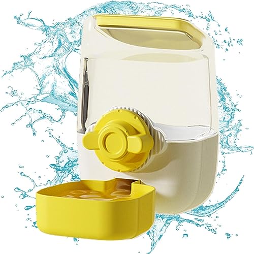 Hasenfutterstation für Käfig | Katzenkäfig-Futterstation und Wasser | Automatischer Napf zum Aufhängen von Futter, Käfig, Wassernapf – Bonbonfarben mit hoher Kapazität für Kätzchen von MYJIO