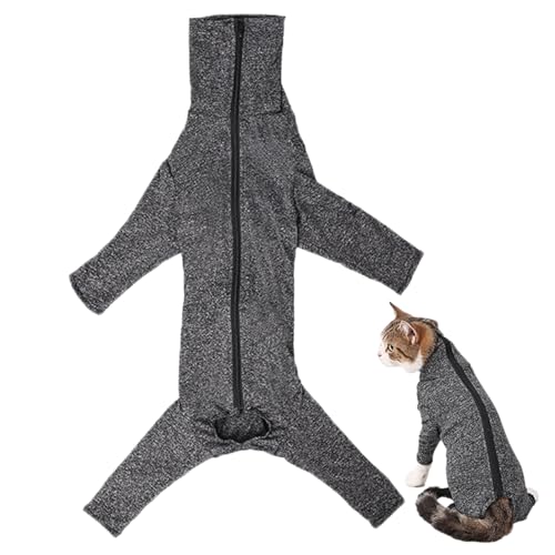 Hundeanzug gegen Haarausfall, Haustierkleidung, Hunde-Genesungsanzug – 4-beiniger Hundekleidung, Jumpsuit, dehnbarer Winterpullover, Haarausfall-Abdeckung von MYJIO