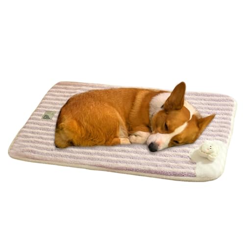 Hundehütten-Pad | Warm und bequem Hundebett, flaches Hundebett, dicke und rutschfeste Schlafmatratze für Winterhunde, Katzen und andere Haustiere von MYJIO
