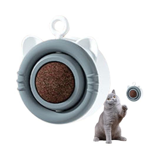 Katzenminze Spielzeug für Katzen, 360° Rotation Cat Cartoon Katzenminze Bälle leckbar, Katzen Interaktives Spielzeug für Wohnzimmer, Schlafzimmer, Haustierheim, Arbeitszimmer, Katzenhaus von MYJIO